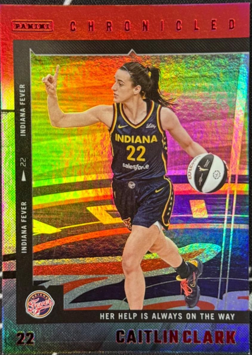 Caitlin Clark [Red Holo] #46