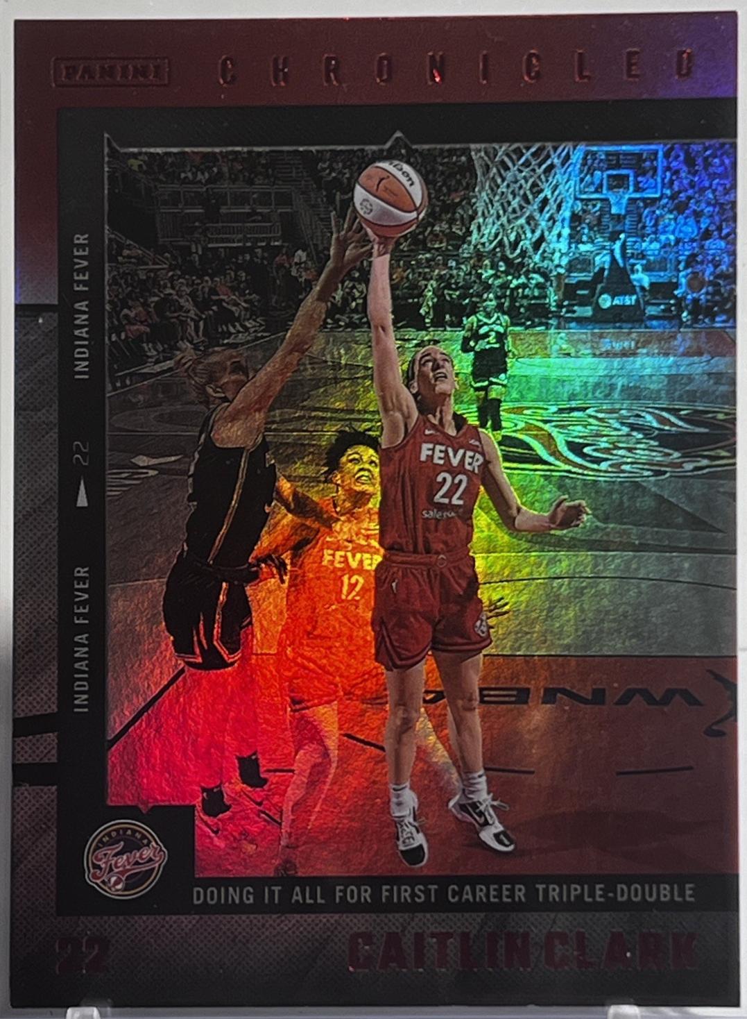 Caitlin Clark [Red Holo] #5