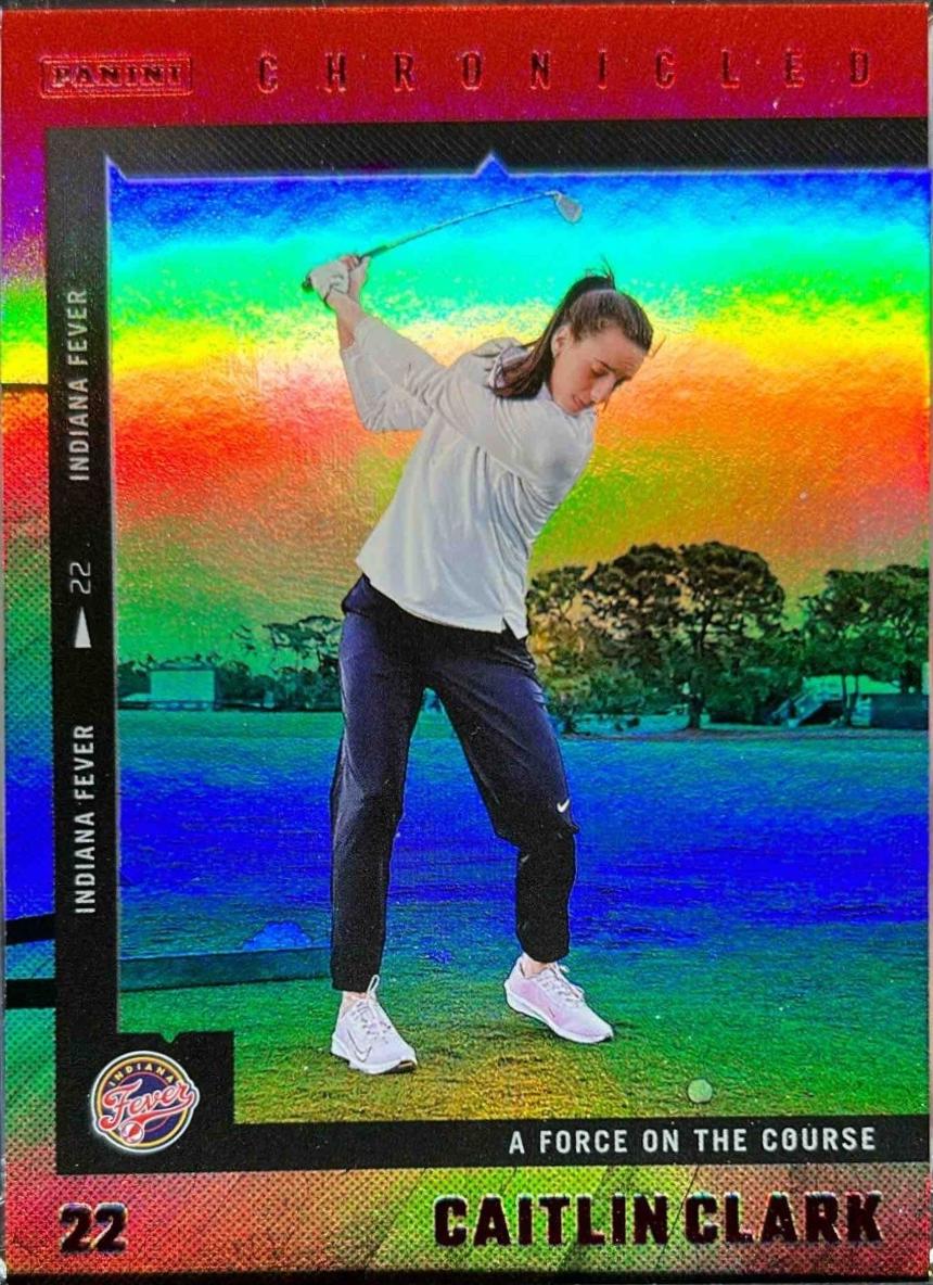Caitlin Clark [Red Holo] #54