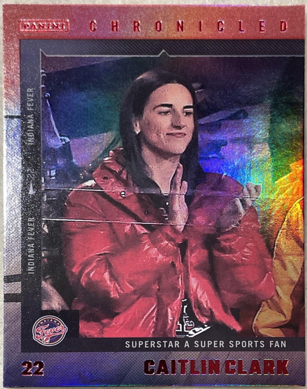 Caitlin Clark [Red Holo] #58