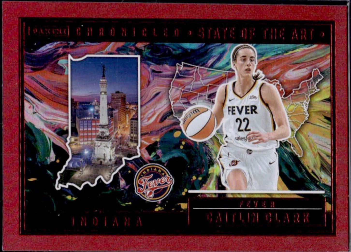 Caitlin Clark [Red Holo] #83