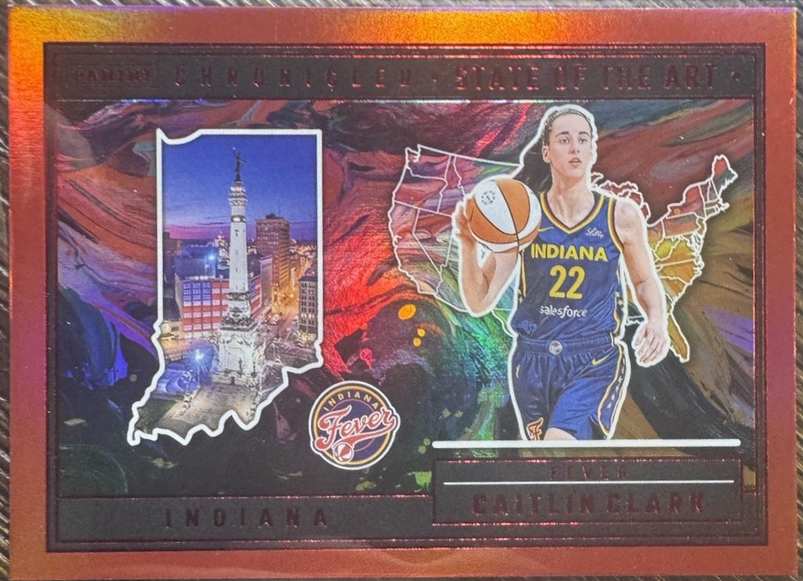 Caitlin Clark [Red Holo] #86