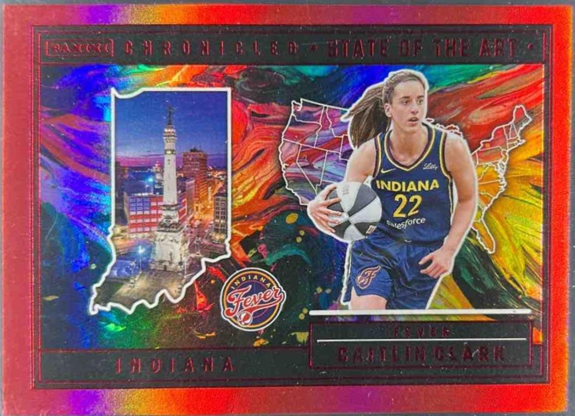 Caitlin Clark [Red Holo] #87