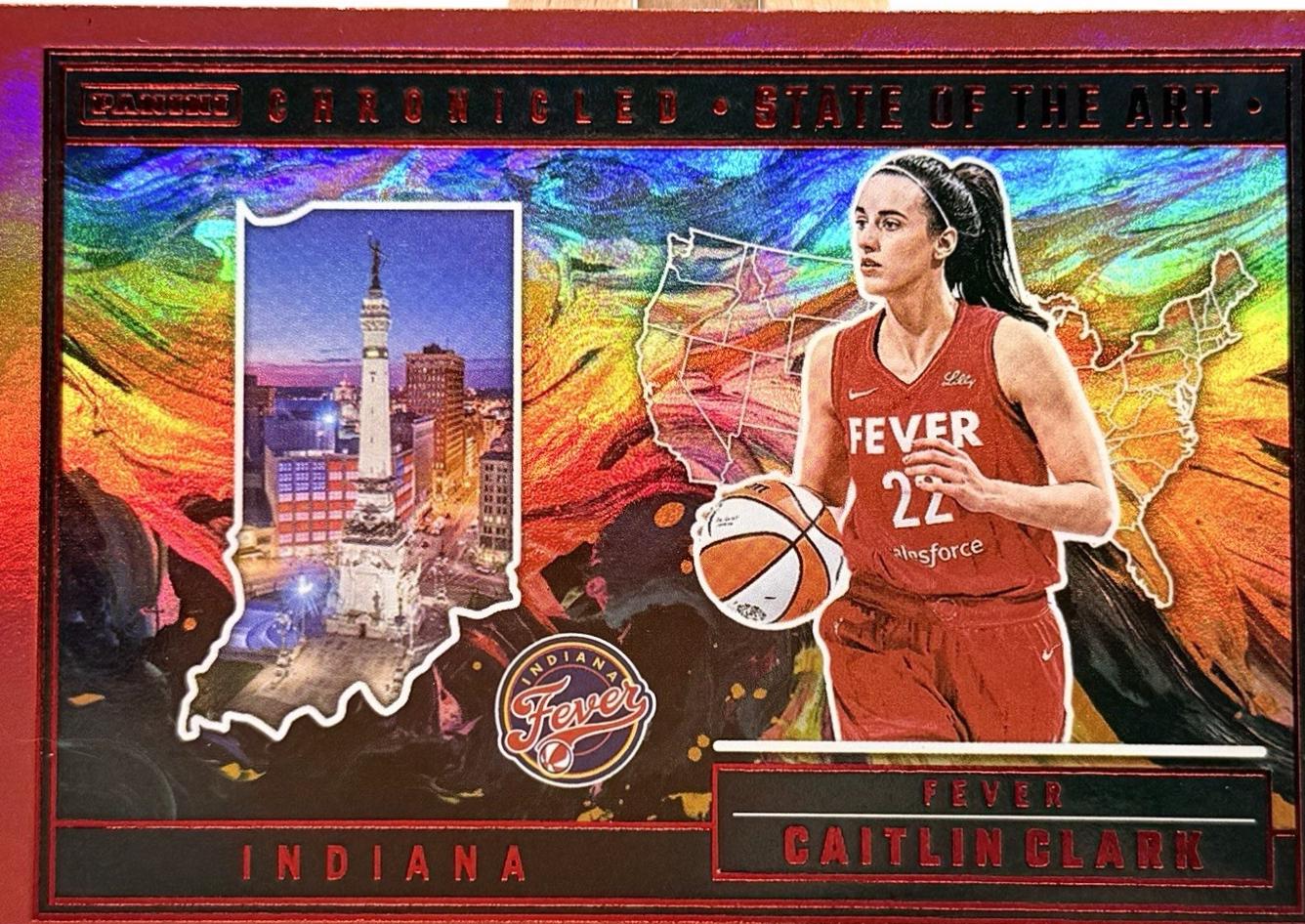 Caitlin Clark [Red Holo] #89