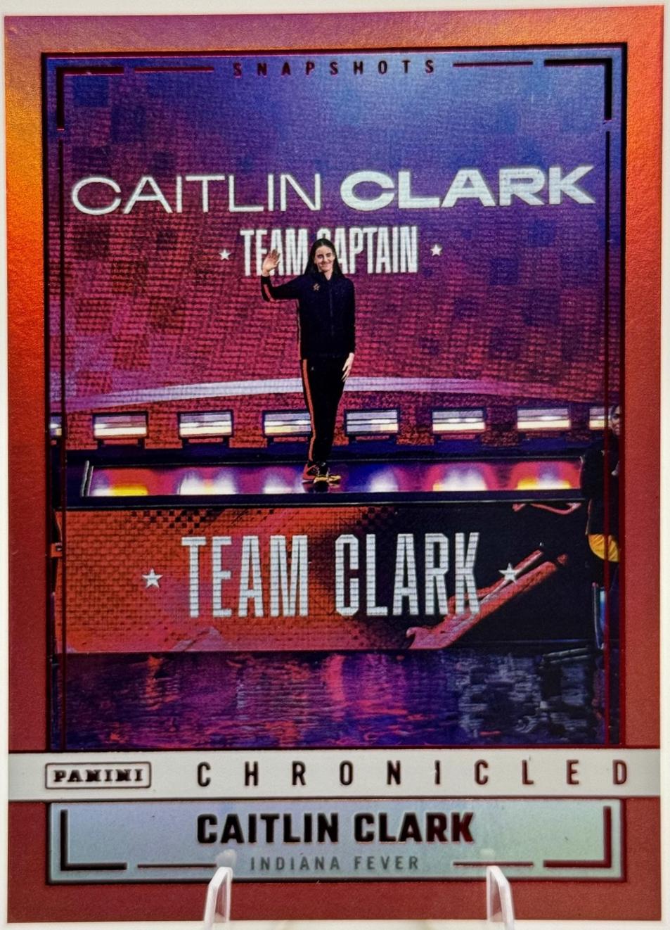 Caitlin Clark [Red Holo] #98