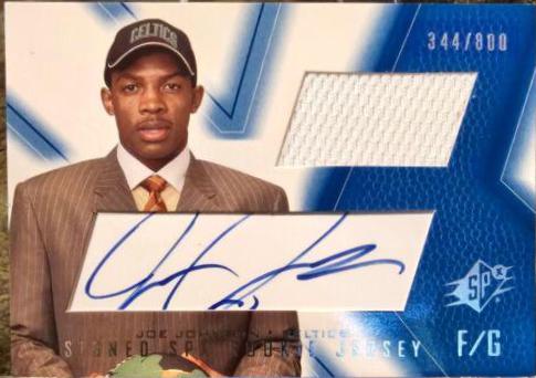 Joe Johnson [Signed Jersey Blue] #104