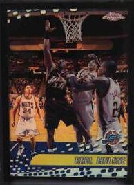 Karl Malone [Black Refractor] #120