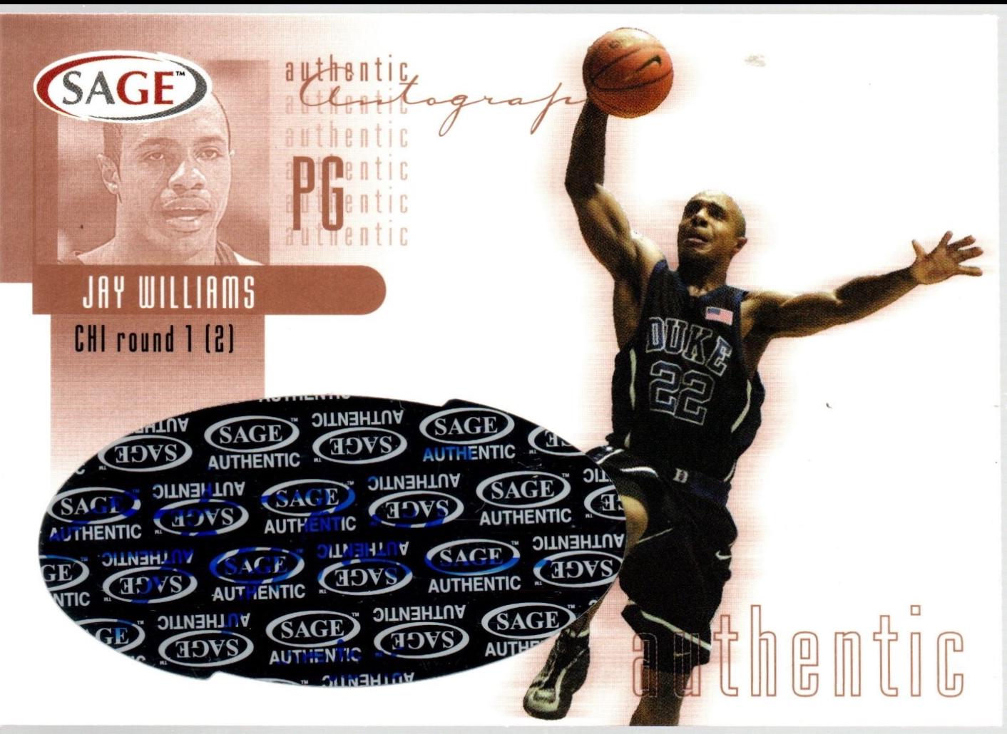 Jay Williams [Bronze] #A34