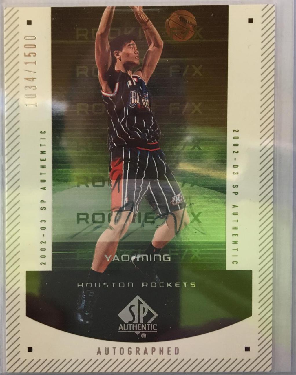 Yao Ming [Autographed] #143