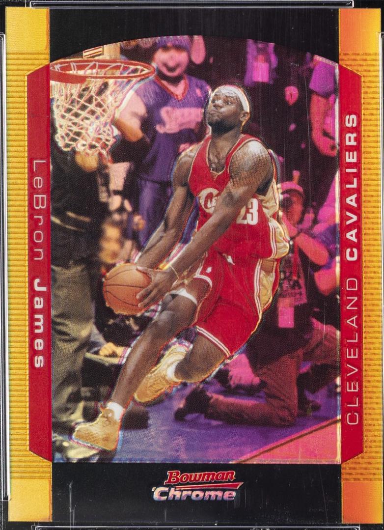 LeBron James [Chrome Gold Refractor] #23