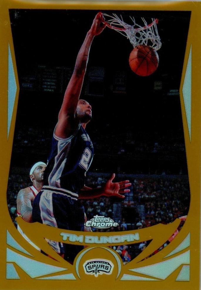 Tim Duncan [Gold Refractor] #50