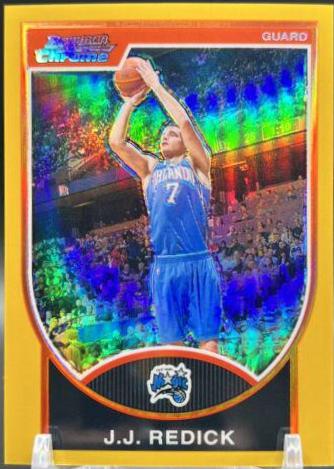 J.J. Redick [Gold Refractor Autograph] #165