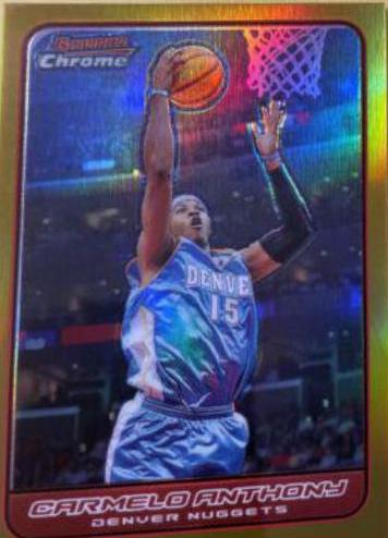 Carmelo Anthony [Gold Refractor] #11