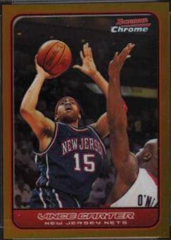 Vince Carter Gold Refractor #8