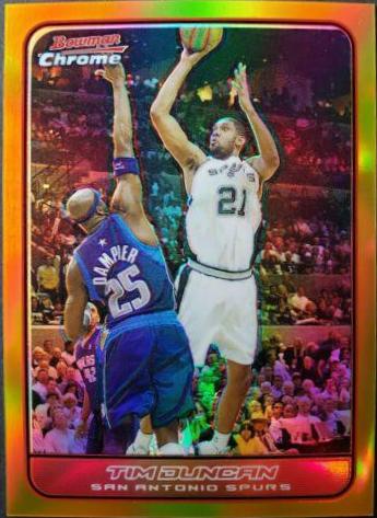 Tim Duncan [Gold Refractor] #20