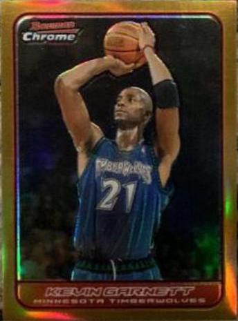 Kevin Garnett [Gold Refractor] #50