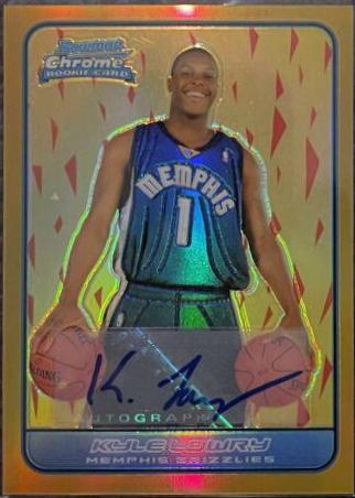 Kyle Lowry [Gold Refractor Autograph] #136