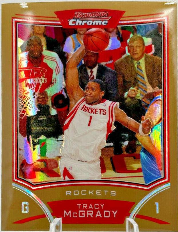 Tracy McGrady Gold Refractor #1