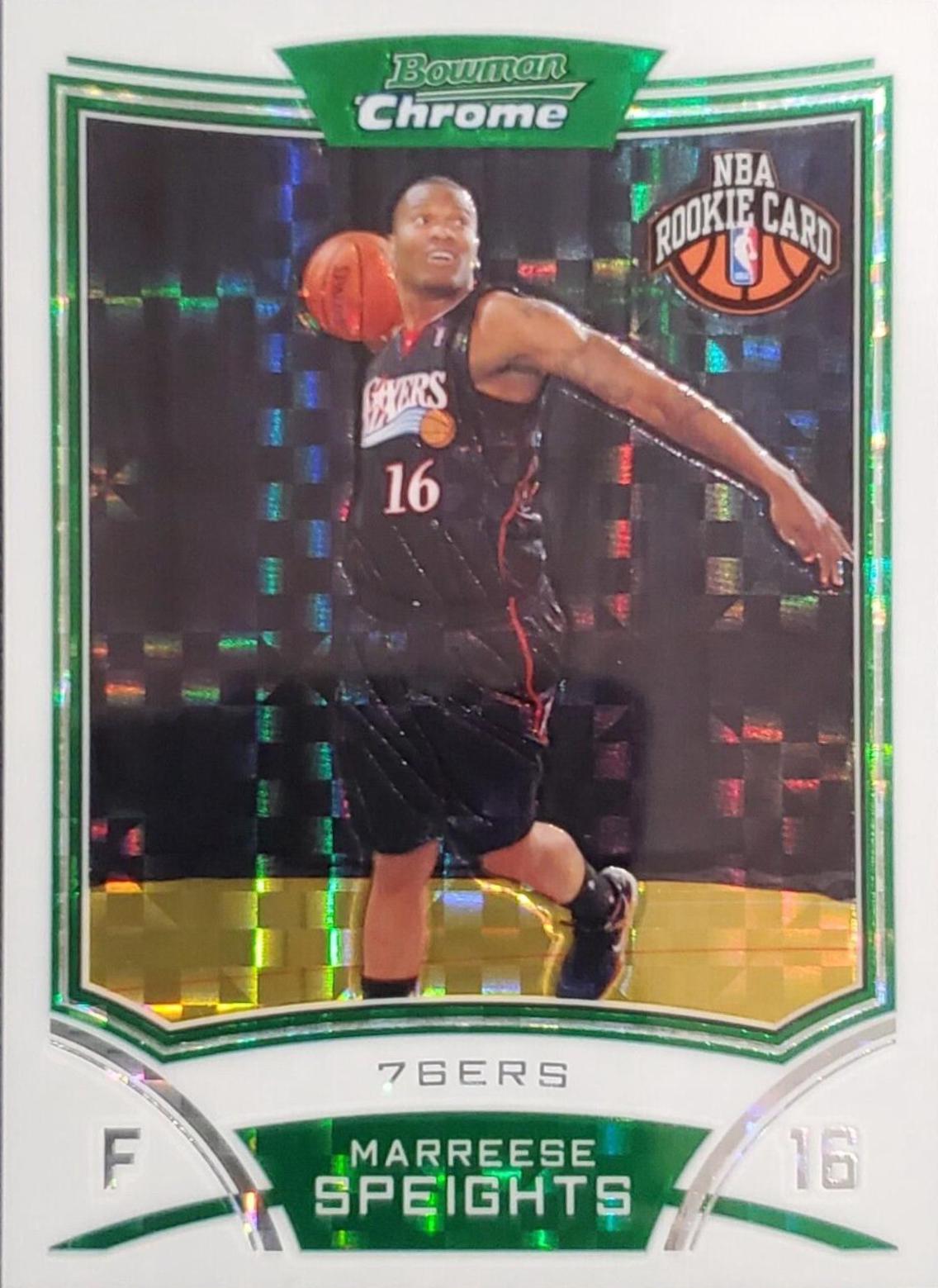 Marreese Speights Gold Refractor #125