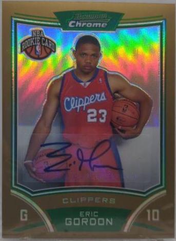Eric Gordon [Gold Refractor Autograph] #157