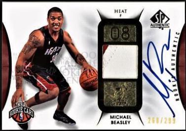 Michael Beasley Autograph Patch #107