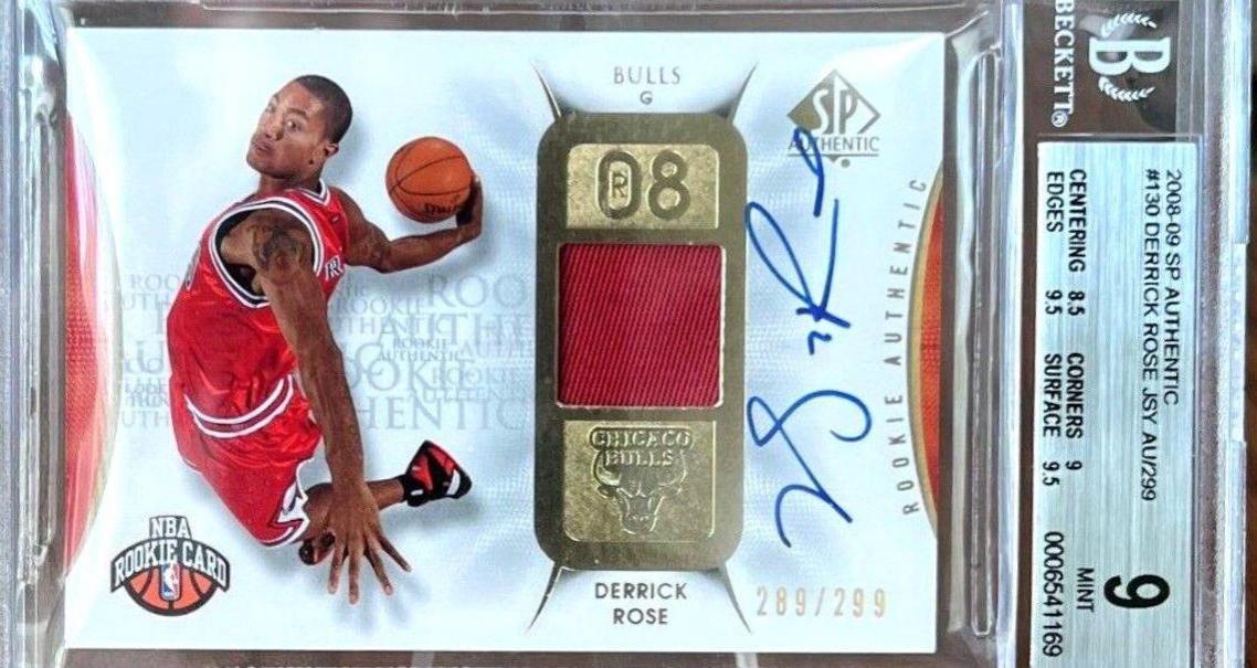 Derrick Rose [Signed Patch] #130