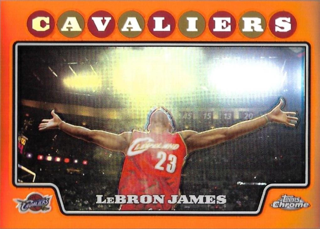 LeBron James [Orange Refractor] #23