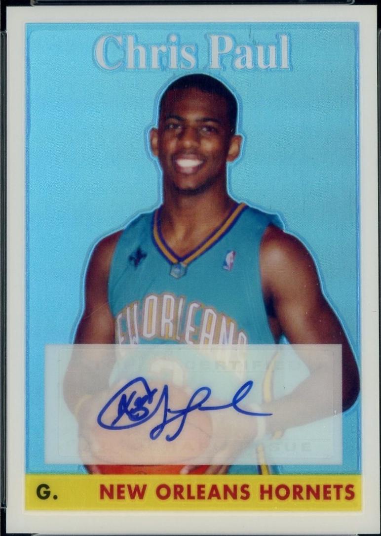 Chris Paul [1958 Autograph Red Refractor] #1