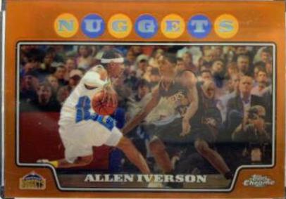 Allen Iverson [Orange Refractor] #3
