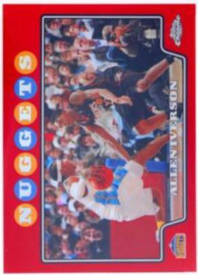 Allen Iverson [Red Refractor] #3