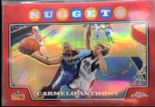 Carmelo Anthony [Red Refractor] #15