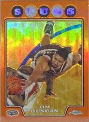 Tim Duncan [Orange Refractor] #21