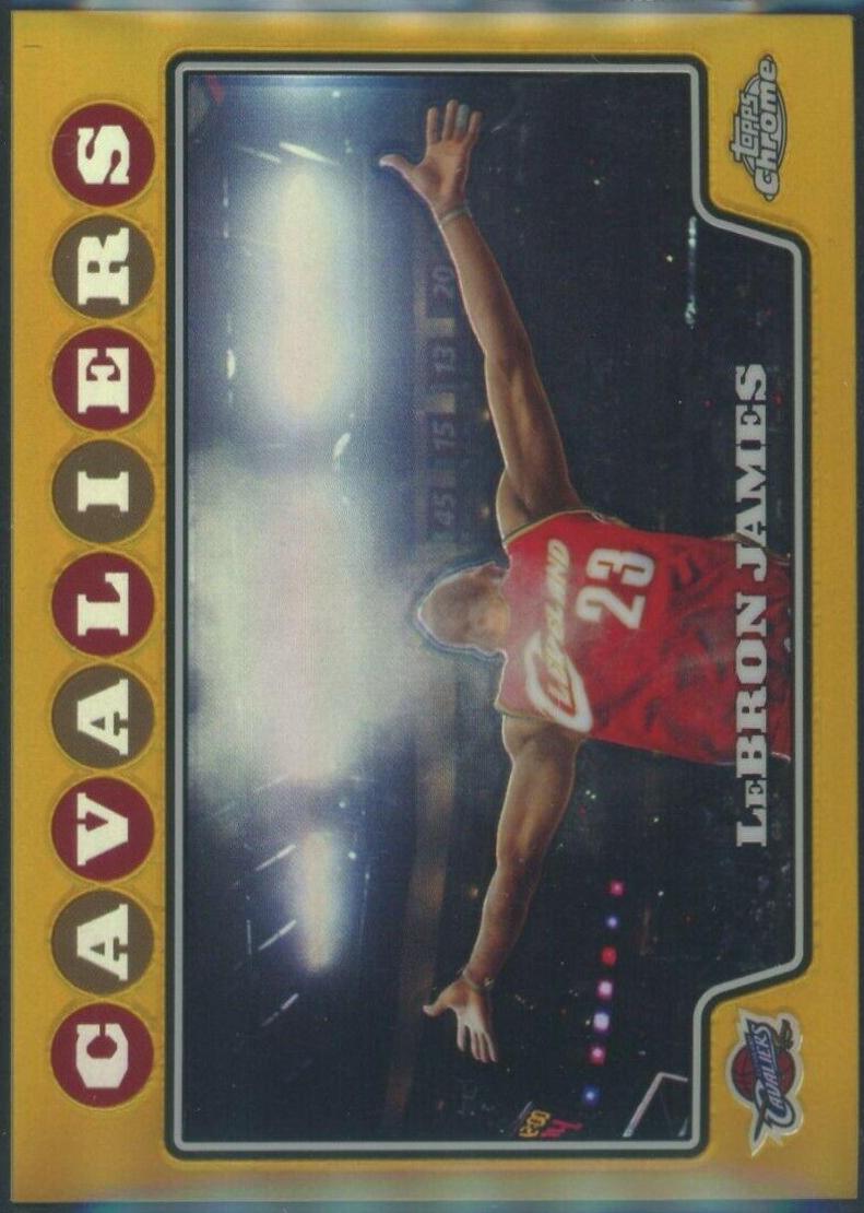 LeBron James [Gold Refractor] #23