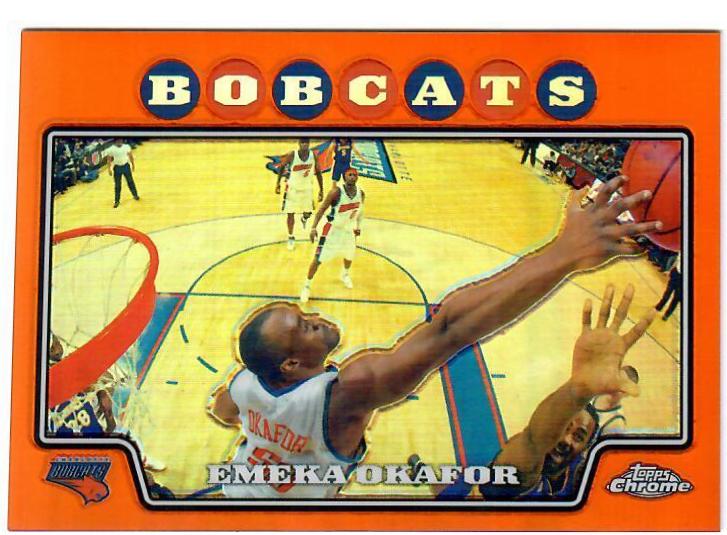Emeka Okafor Orange Refractor #50