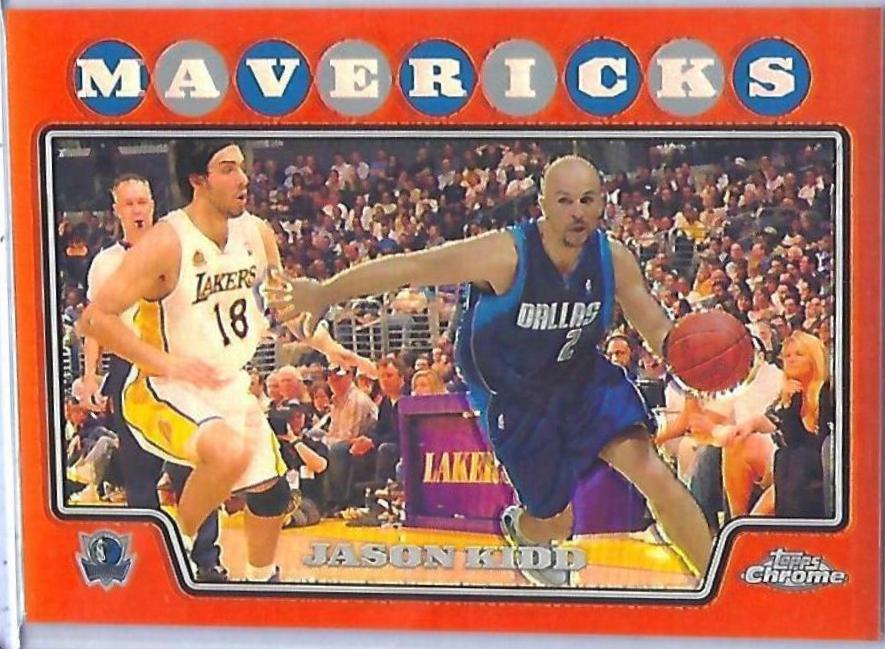 Jason Kidd [Orange Refractor] #55