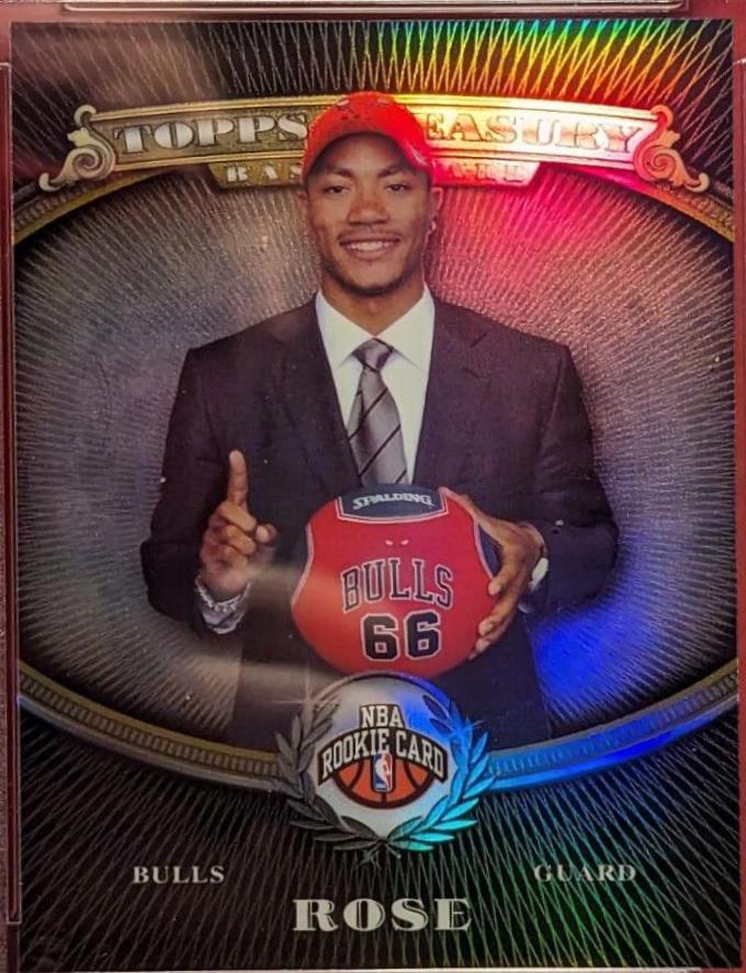 Derrick Rose [Gold Refractor] #101