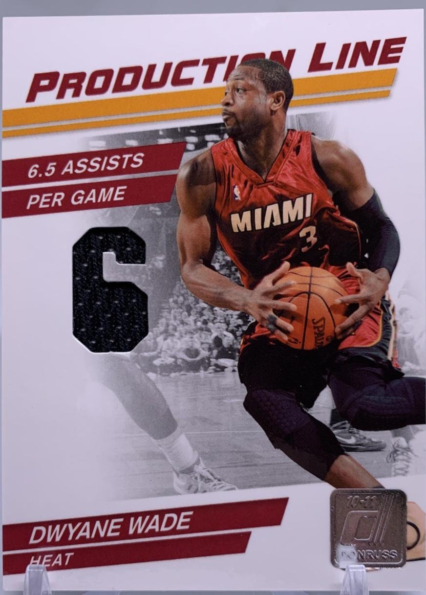 Dwyane Wade [Stats Die Cut Materials Prime] #51
