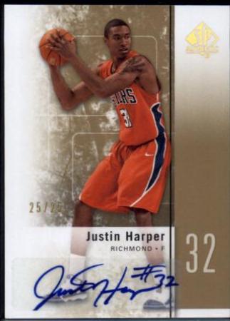 Justin Harper [Autograph-Gold] #20