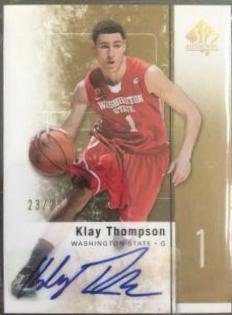 Klay Thompson [Autograph-Gold] #23
