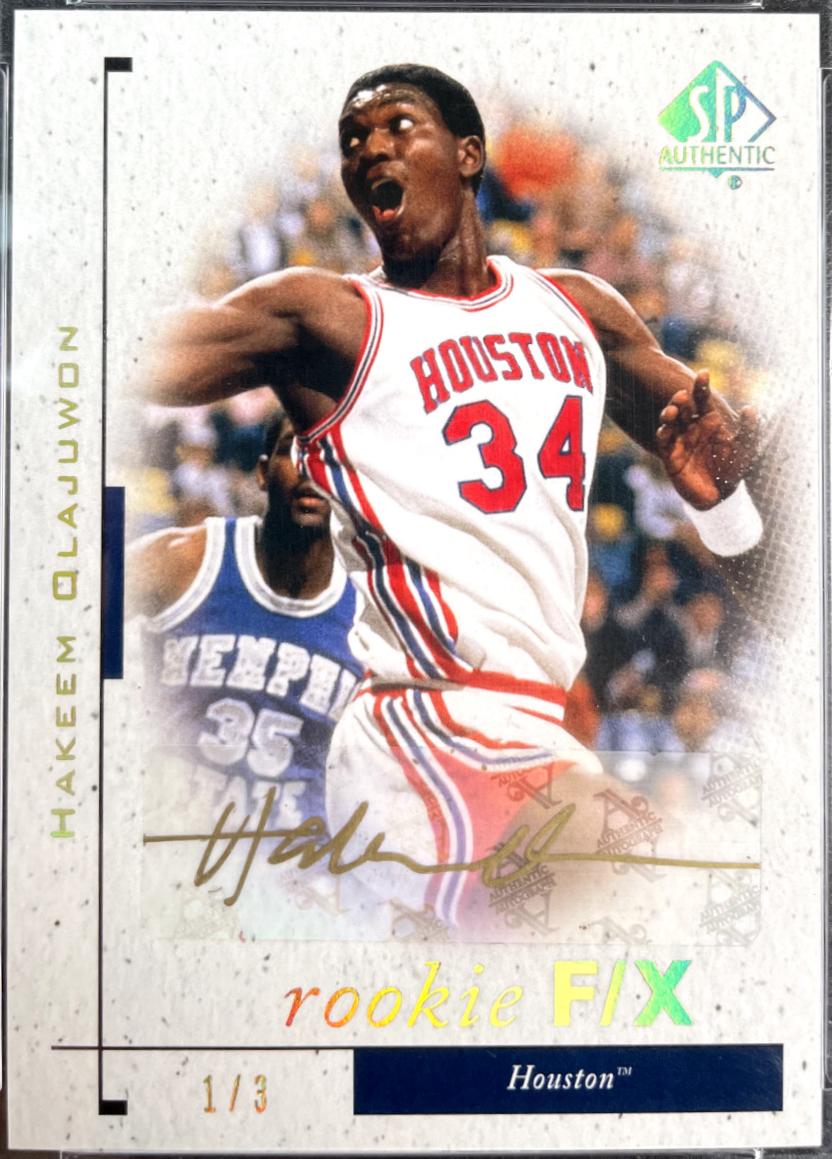 Hakeem Olajuwon Autograph-Gold #57