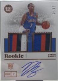 Darius Bazley [Dual Jersey Autograph Bronze] #270