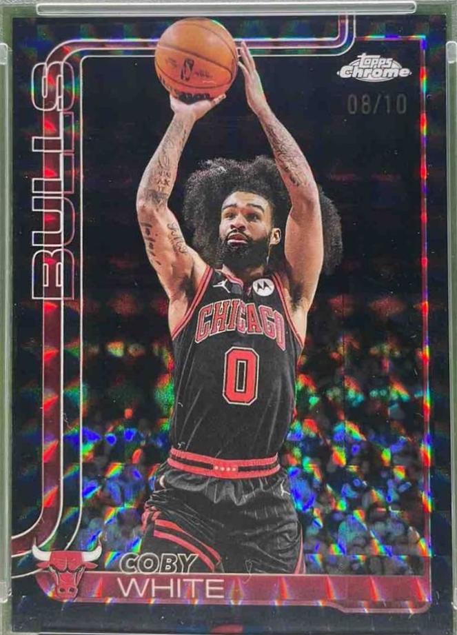 Coby White [Black Geometric Refractor] #80