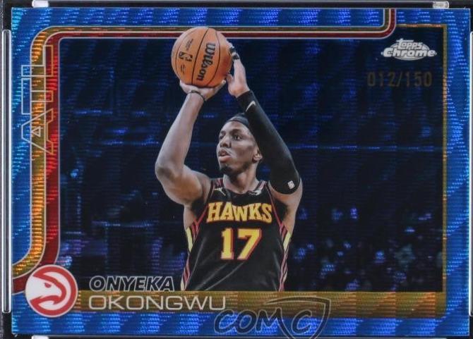 Onyeka Okongwu [Blue Wave Refractor] #21