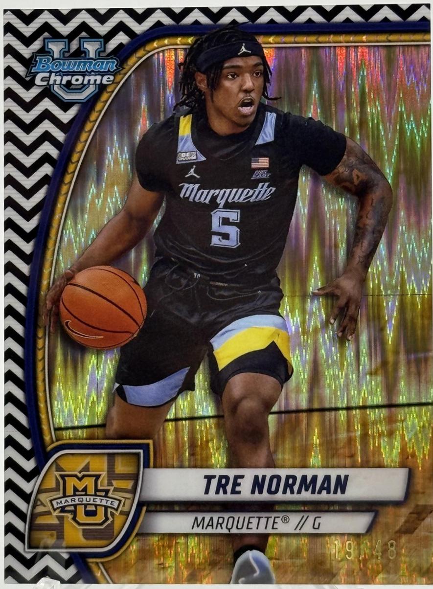 Tre Norman [Black White Refractor] #88