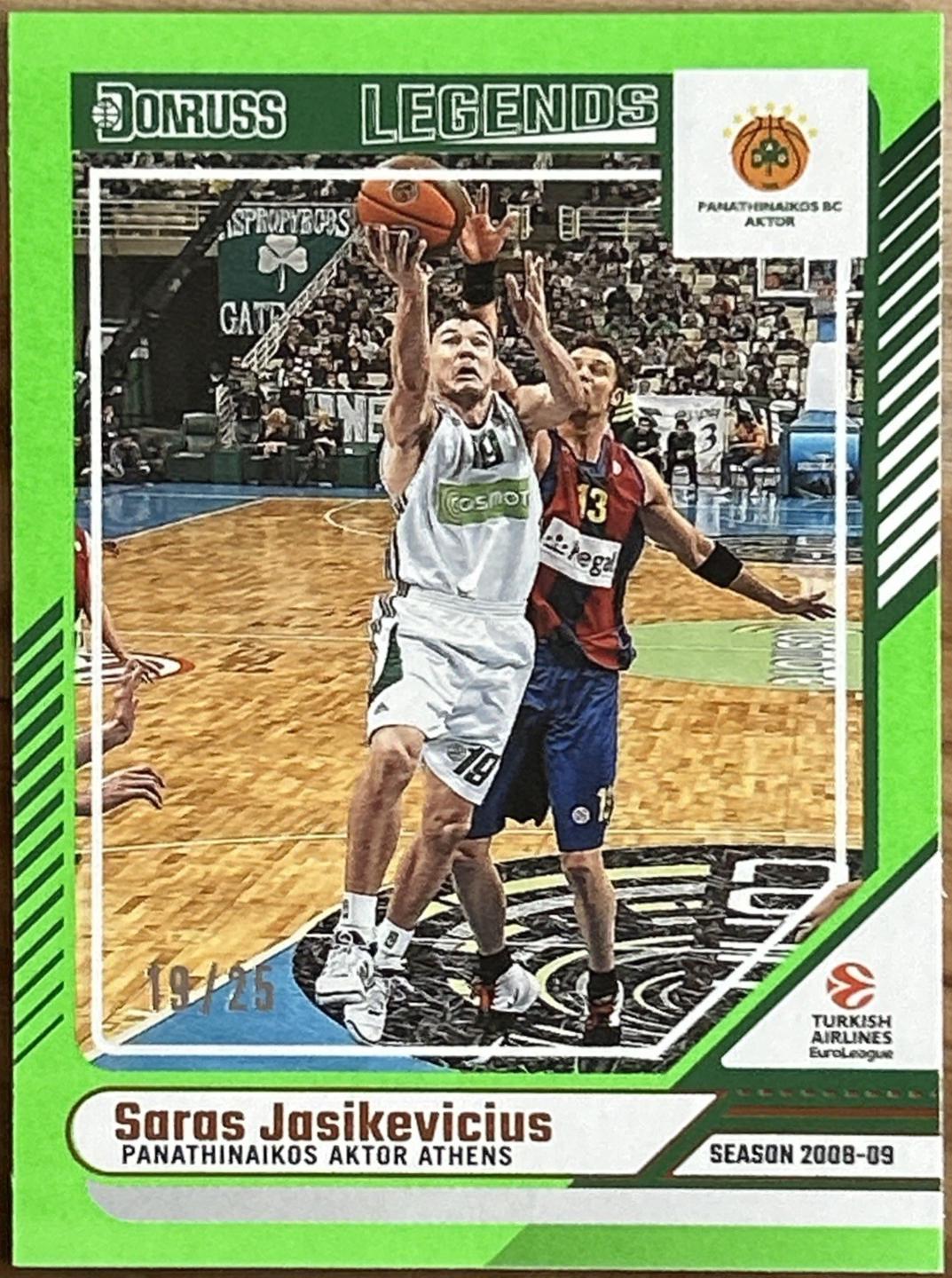 Saras Jasikevicius [Neon Green Flood] #169