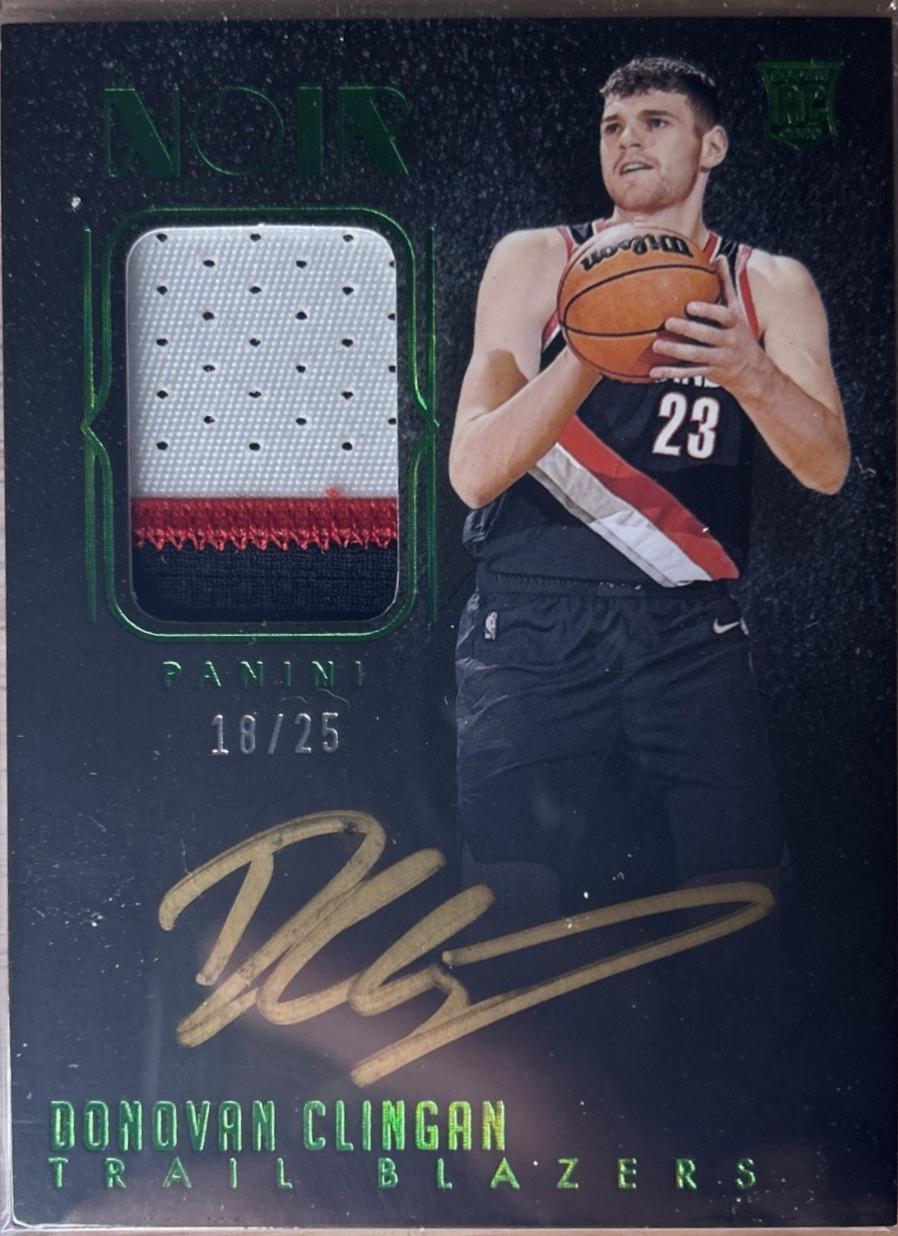 Donovan Clingan [10th Anniversary Patch Autograph] #383