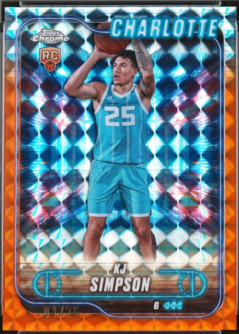 KJ Simpson [Geometric Orange Refractor] #102
