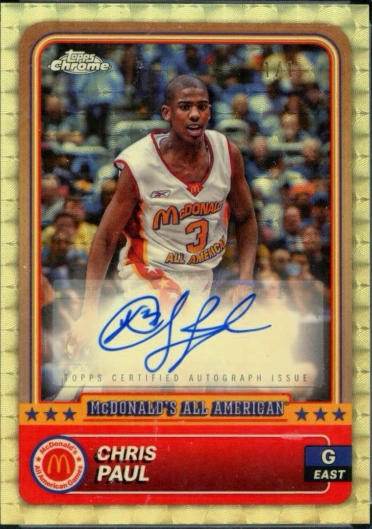 Chris Paul [Superfractor Autograph Refractor] #46