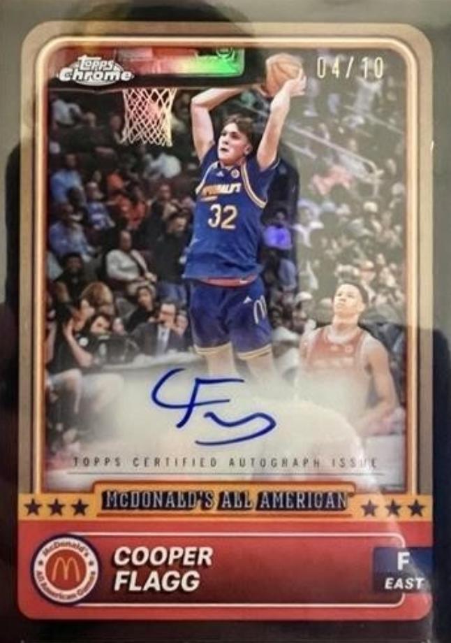 Cooper Flagg [Black Autograph Refractor] #28