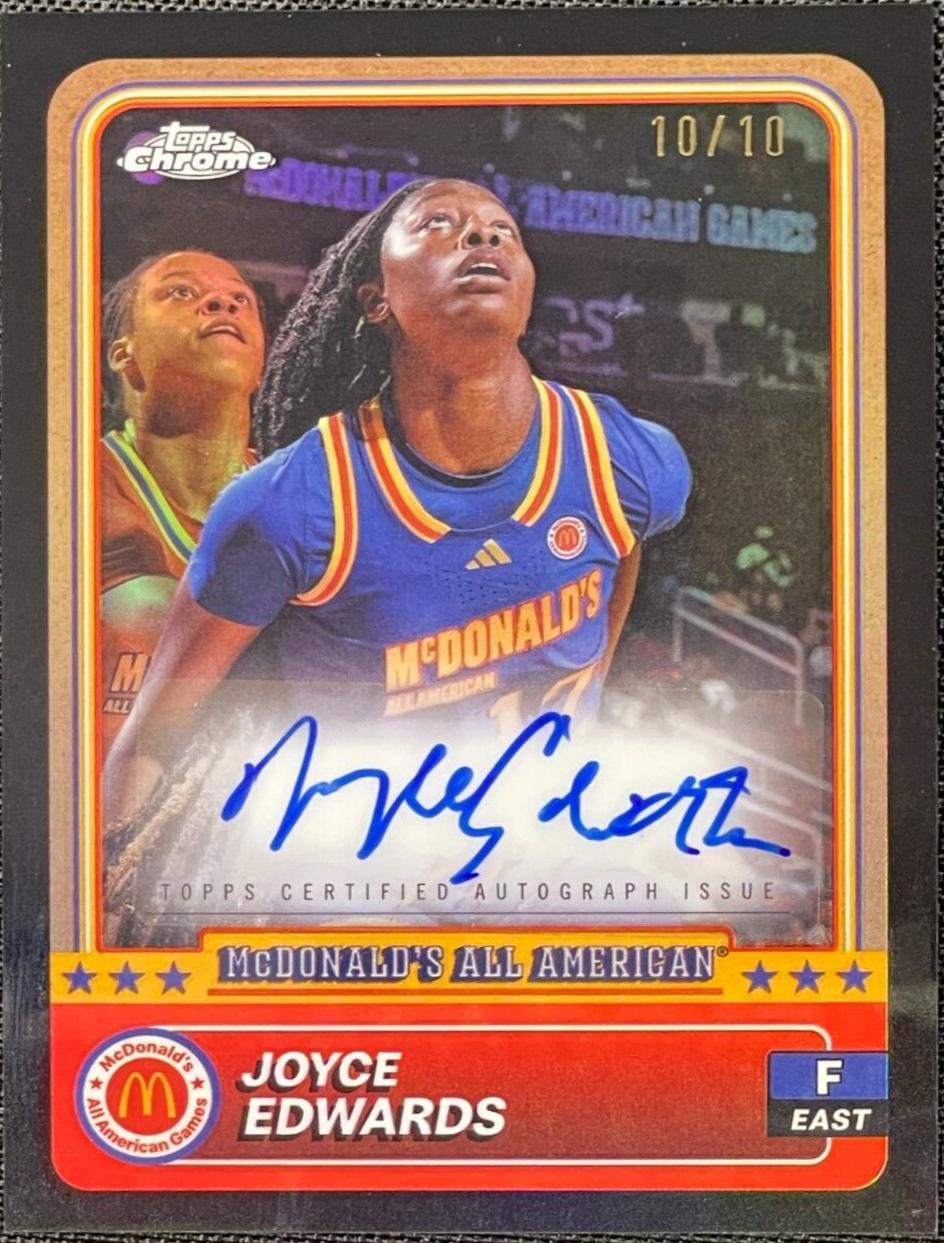 Joyce Edwards [Black Autograph Refractor] #3